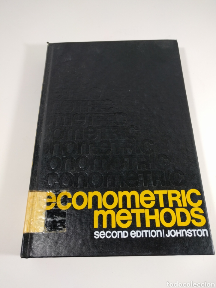 Libros de segunda mano: Econometric methods. Second edition/Johnson. - Foto 1
