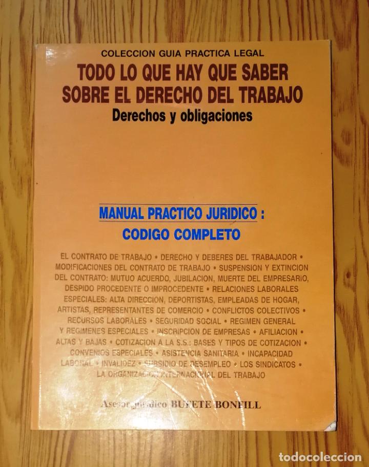 Libri di seconda mano: MAYM&Oacute;, Gl&ograve;ria. El derecho del trabajo (El Abogado Responde ; 8) / David Sinaureta... - Studio Books