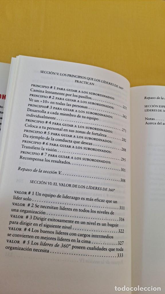 Libros de segunda mano: JOHN C. MAXWELL - EL L&Iacute;DER DE 360&ordm; - Foto 6