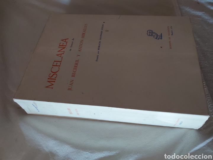 Libros de segunda mano: MISCELANEA EN HONOR DE JUAN BECERRIL Y ANTON MIRALLES. - Foto 2