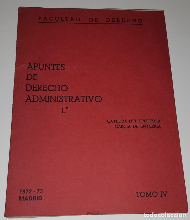 Libros de segunda mano: LIBRO APUNTES DE DERECHO ADMINISTRATIVO - Foto 1