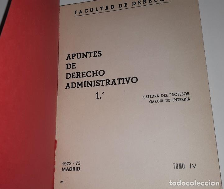 Libros de segunda mano: LIBRO APUNTES DE DERECHO ADMINISTRATIVO - Foto 2