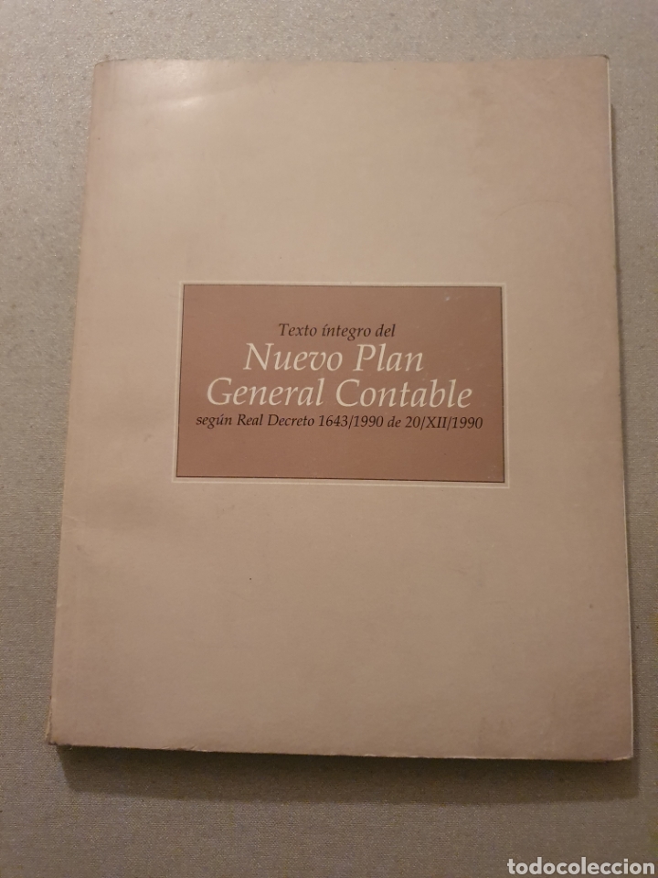 Nuevo Plan General Contable 1990