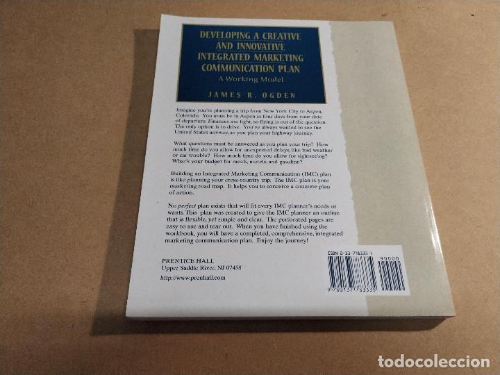 Libros de segunda mano: DEVELOPING A CREATIVE AND INNOVATIVE INTEGRATED MARKETING COMMUNICATION PLAN - JAMES R. OGDEN - Foto 6