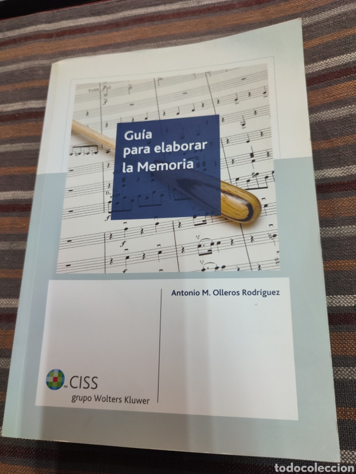 Libri di seconda mano: Gu&iacute;a para elabora la memoria Antonio Olleros CISS Contabilidad