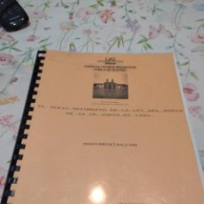 Libros de segunda mano: G-98 LIBRO FOTOCOPIADO EL TEXTO REFUNDIDO DE LA LEY DEL SUELO DE 26 JUNIO 1992. Lote 299038448