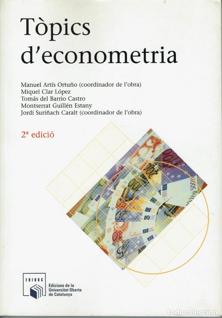 Libros de segunda mano: T&Ograve;PICS DECONOMETRIA. 2001 (1.8) - Foto 1