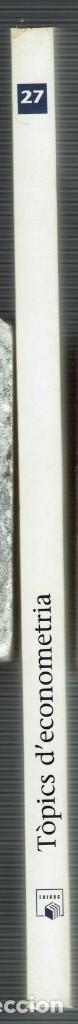 Libros de segunda mano: T&Ograve;PICS DECONOMETRIA. 2001 (1.8) - Foto 3