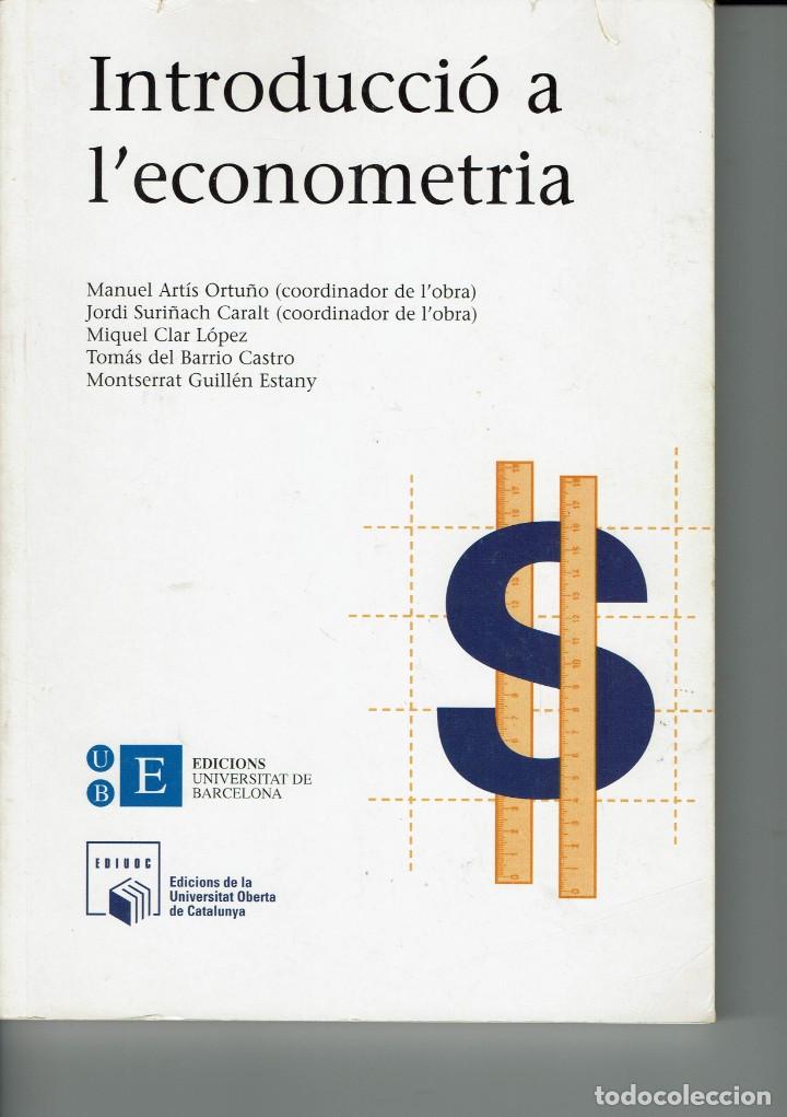 Libros de segunda mano: INTRODUCCI&Oacute; A LECONOMETRIA. 1999 (1.8) - Foto 1