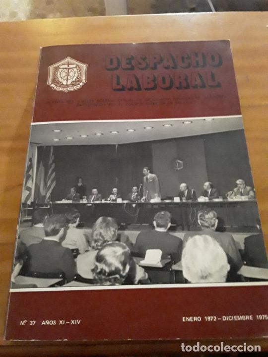 Libri di seconda mano: DESPACHO LABORAL..NUM.37,A&Ntilde;OS XI-XIV.ENERO 1972-DIC 1975.