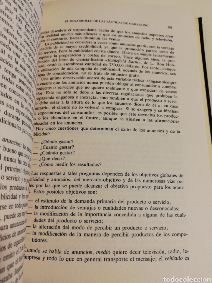 Libros de segunda mano: EL PLAN DE MARKETING (WILLIAM A. COHEN) DEUSTO - Foto 5