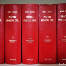 Libros de segunda mano: PRACTICA PROCESAL CIVIL - BROCA MAJADA - VI TOMOS. Lote 306272133