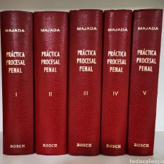 Libros de segunda mano: PRACTICA PROCESAL PENAL - MAJADA - V TOMOS. Lote 306272898