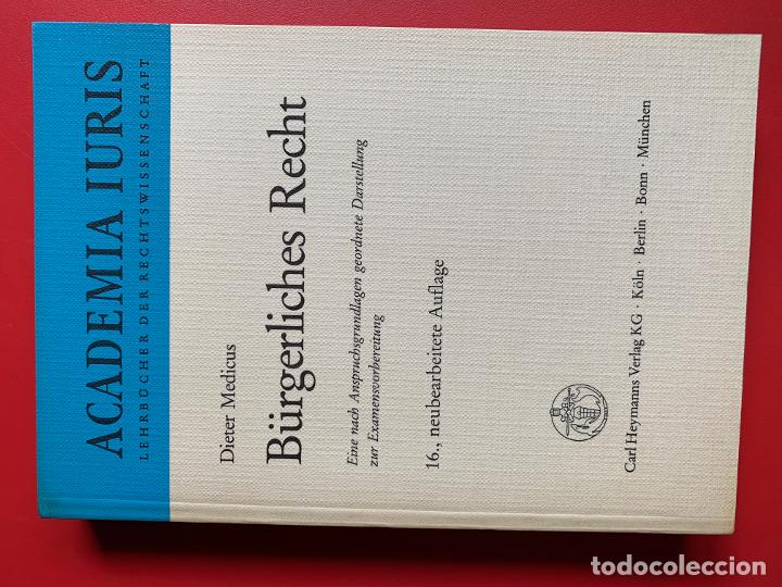 Libri di seconda mano: B&uuml;rgerliches Recht. - MEDICUS Dieter