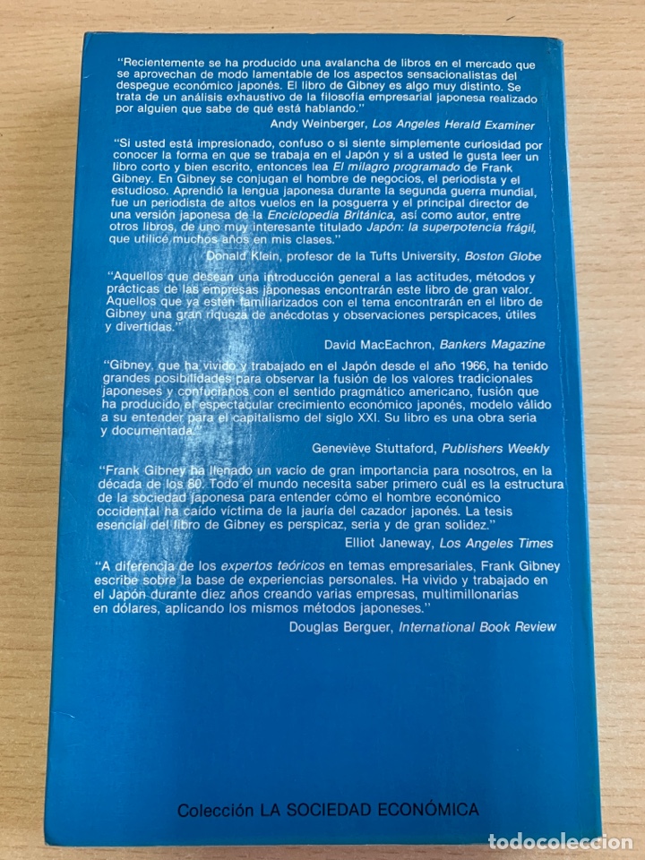 Libros de segunda mano: El milagro programado. Frank Gibney. - Foto 2