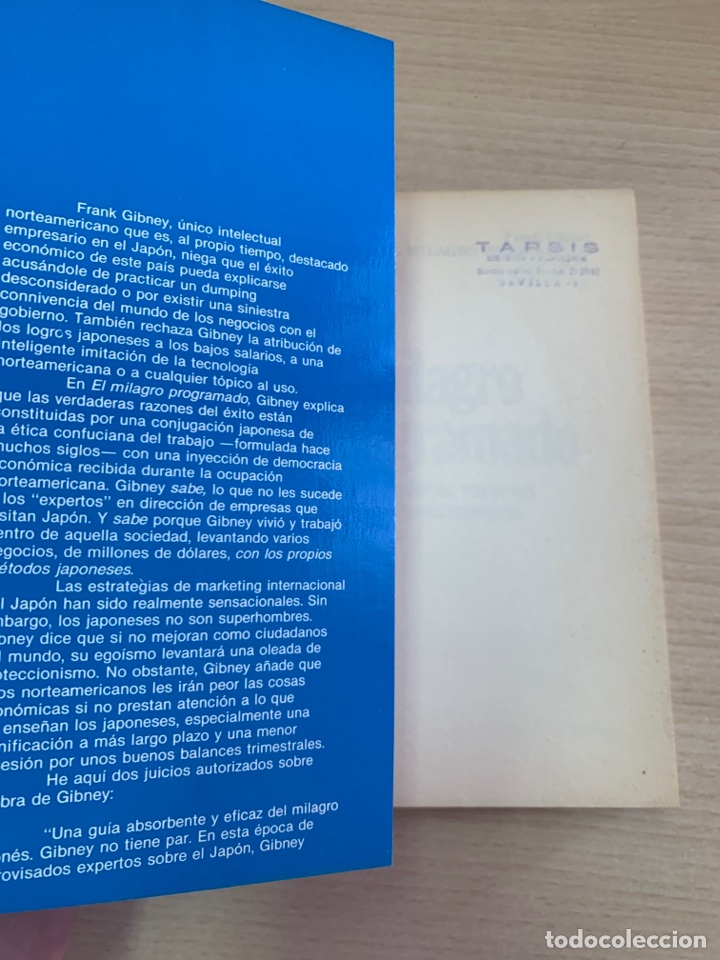 Libros de segunda mano: El milagro programado. Frank Gibney. - Foto 3
