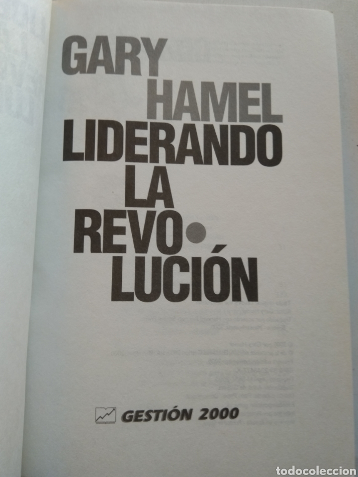 Libros de segunda mano: LIDERANDO LA REVOLUCI&Oacute;N/GARY HAMEL - Foto 2