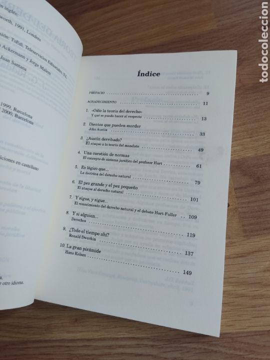 Libros de segunda mano: Teor&iacute;a del derecho. J. G. Riddall - Foto 4