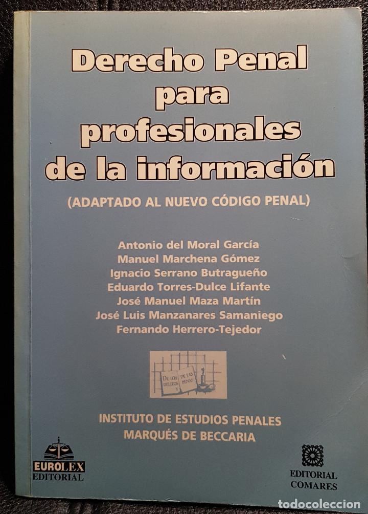 Gebrauchte B&uuml;cher: DERECHO PENAL PARA PROFESIONALES DE LA INFORMACION - LIBRO - PRIMERA EDICION 1995 - DERECHO