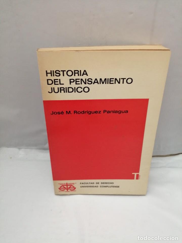 Libri di seconda mano: HISTORIA DEL PENSAMIENTO JUR&Iacute;DICO