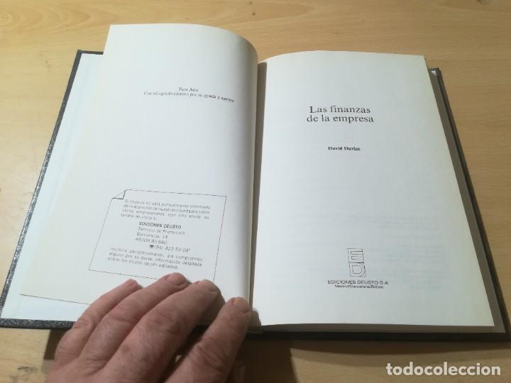 Libros de segunda mano: LAS FINANZAS DE LA EMPRESA / D DAVIES / DEUSTO / AL98 - Foto 3