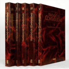 Libros de segunda mano: TRATADO DE CONTABILIDAD COMPLETO CEAC 5 TOMOS COMO NUEVOS 1ª EDICION 1991