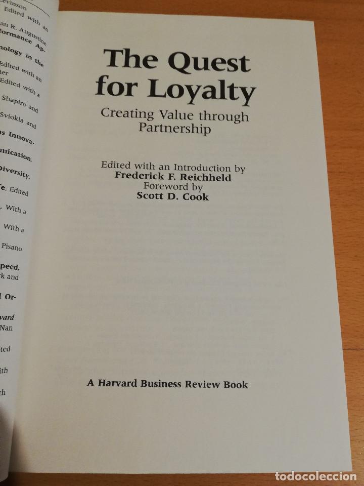 Libros de segunda mano: THE QUEST FOR LOYALTY. CREATING VALUE THROUGH PARTNERSHIP - Foto 3