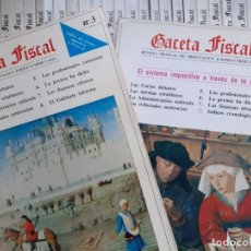 Libros de segunda mano: 71 TOMOS GACETA FISCAL - DESDE SUS PRIMEROS NÚMEROS EN 1983 - LOTE ÚNICO