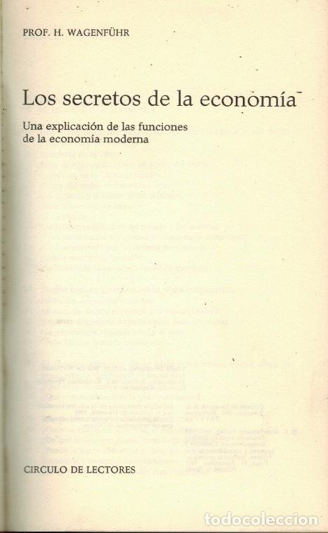 Libros de segunda mano: LOS SECRETOS DE LA ECONOM&Iacute;A - Foto 1