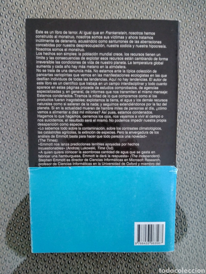 Libros de segunda mano: Diez mil millones / Stephen Emmott - Foto 3