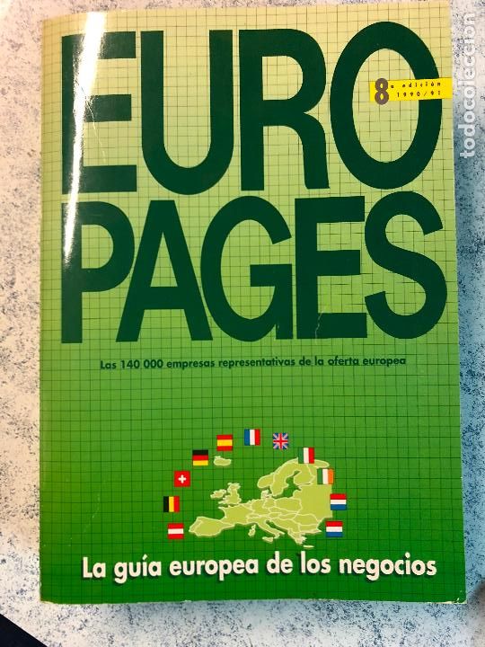 Libros de segunda mano: euro pages, la guia europea de los negocios