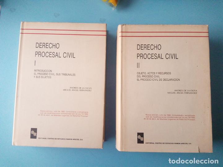 Second hand books: Derecho procesal civil I y II - Editorial centro de estudios ramon areces 1993