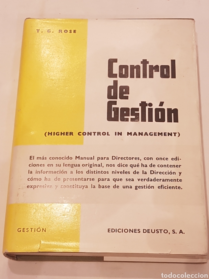 Libros de segunda mano: CONTROL DE GESTION T.G.ROSE - Foto 1