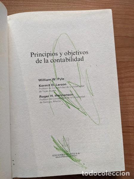 Libros de segunda mano: PRINCIPIOS Y OBJETIVOS DE LA CONTABILIDAD. W. PYLE - Foto 2