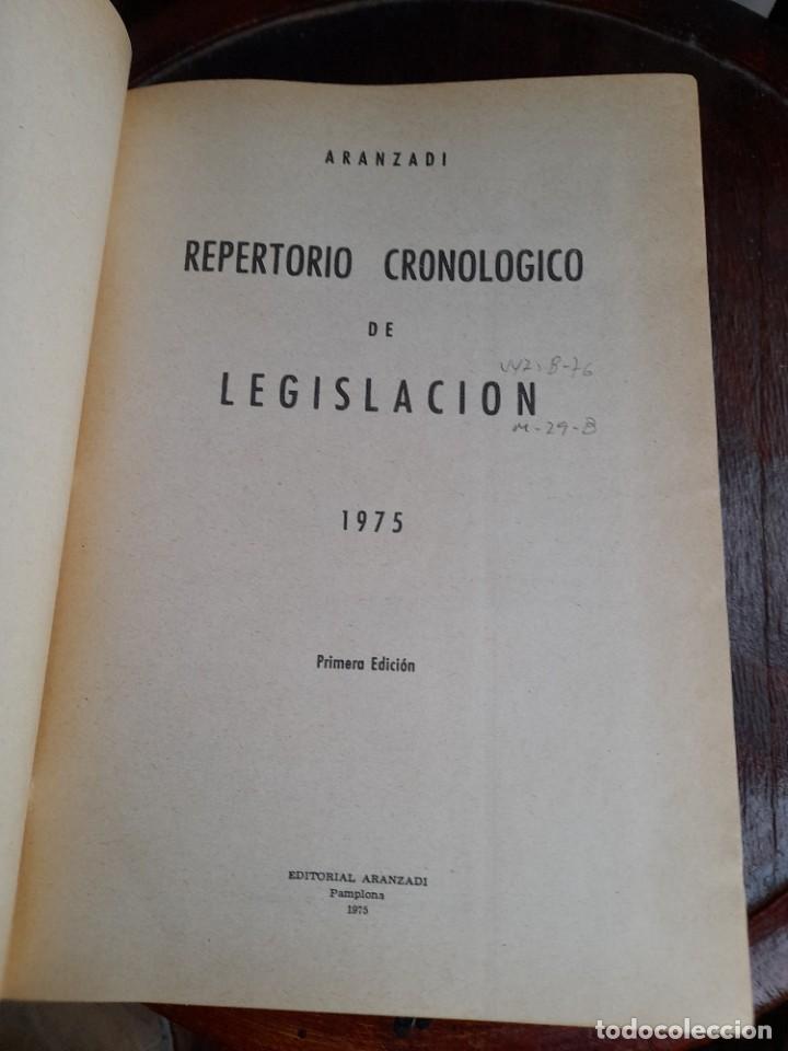Libros de segunda mano: 1975 Aranzadi primera edici&oacute;n - Foto 2