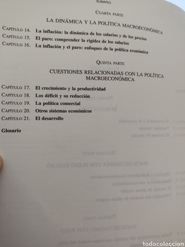 Libros de segunda mano: Macroeconom&iacute;a/ Joseph Stiglitz - Foto 5