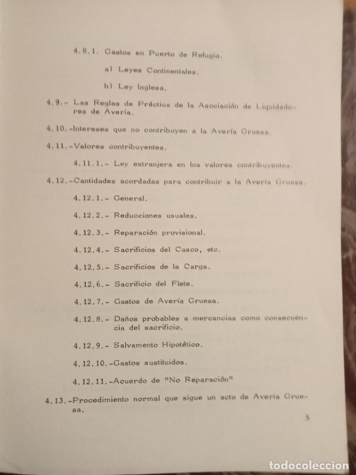 Libros de segunda mano: Albert Kunz Sobre el seguro mar&iacute;timo. 1968 - Foto 5