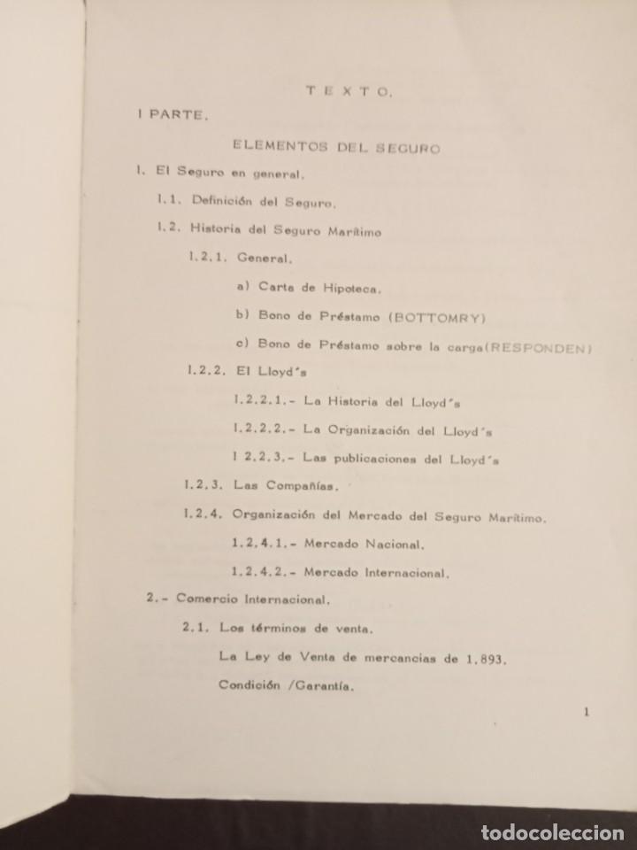 Libros de segunda mano: Albert Kunz Sobre el seguro mar&iacute;timo. 1968 - Foto 2