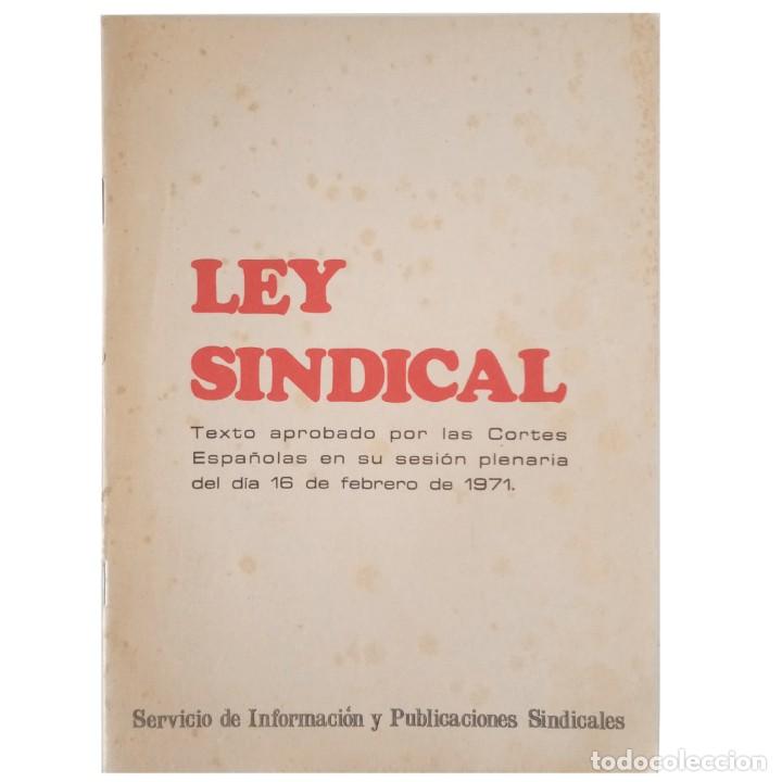 LEY SINDICAL 1971
