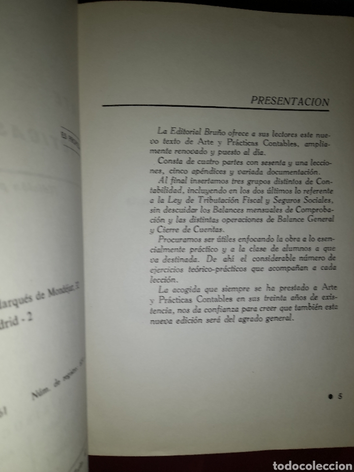 Libros de segunda mano: ARTE Y PRACTICAS CONTABLES 1963 EDICIONES BRU&Ntilde;O - Foto 12