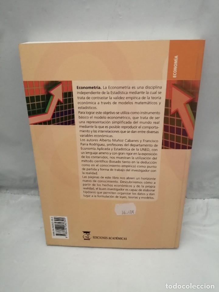 Libros de segunda mano: ECONOMETR&Iacute;A - Foto 2