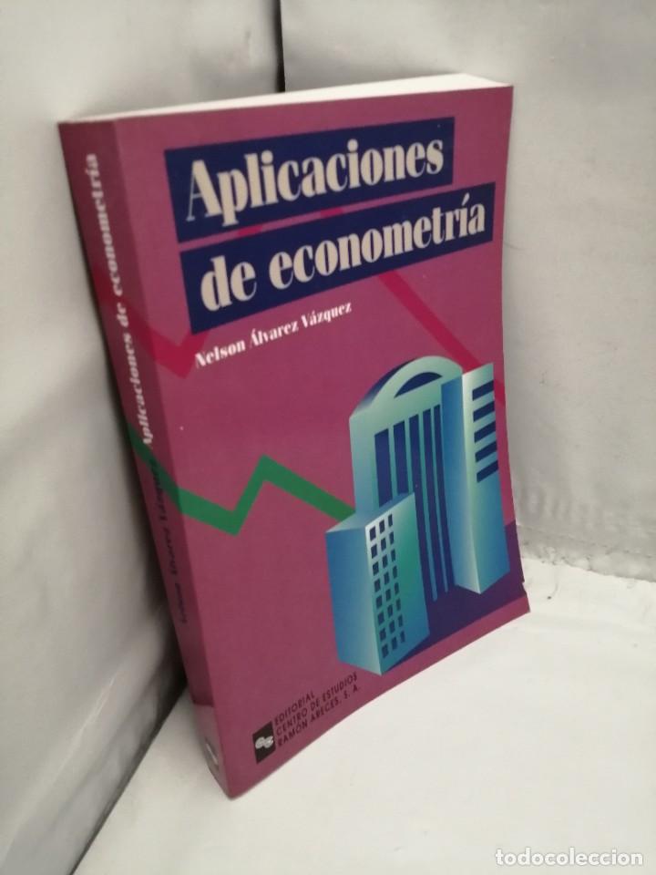 Libros de segunda mano: APLICACIONES DE ECONOMETR&Iacute;A - Foto 3