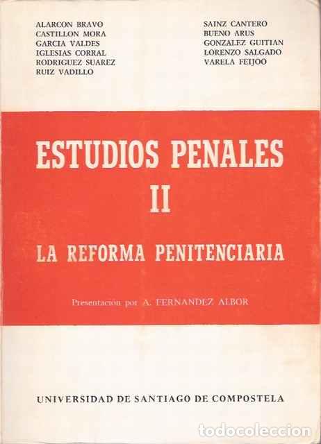 Second hand books: Estudios Penales II. La Reforma penitenciara - Fern&aacute;ndez Albor A.