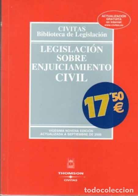 Second hand books: Legislaci&oacute;n sobre enjuiciamiento Civil - VV.AA.