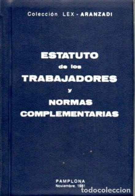 Libros de segunda mano: Estatuto de los Trabajadores y Normas Complementarias - VV.AA. - Foto 1