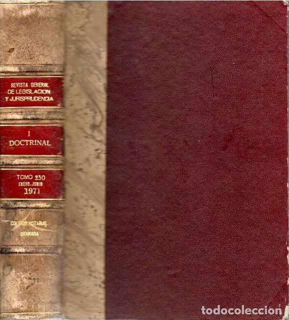Libri di seconda mano: Revista General de Legislaci&oacute;n y Jurisprudencia. Tomo LXII - Bonet Ram&oacute;n, Francisco (Dir.)