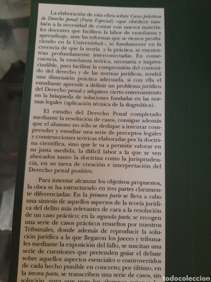 Libros de segunda mano: Casos pr&aacute;cticos de derecho penal - Foto 3