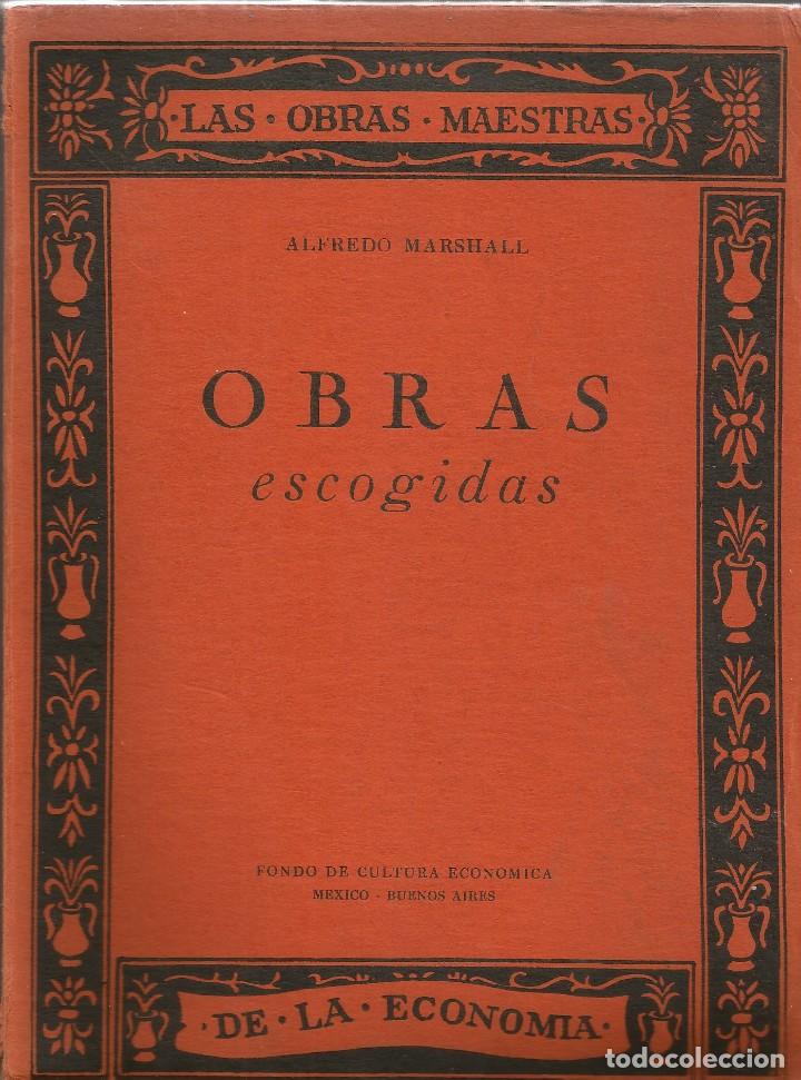 Libros de segunda mano: OBRAS ESCOGIDAS-ALFREDO MARSHALL