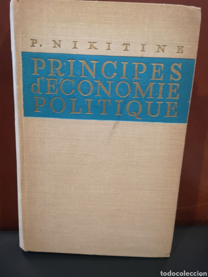 Libros de segunda mano: Pr&iacute;ncipes d'economie politique. P. Nikitine.