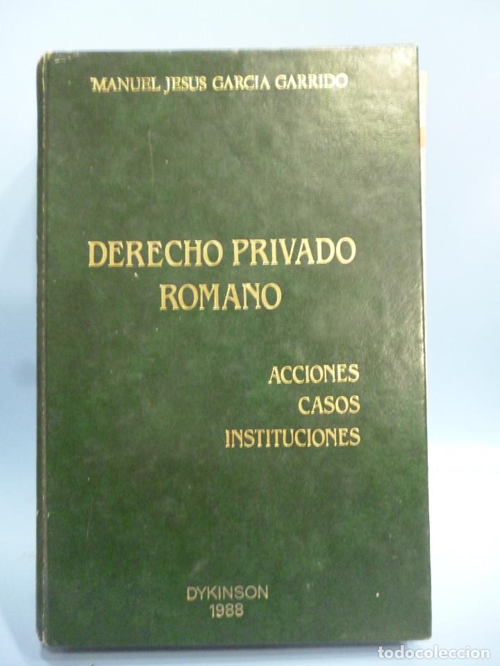 Libros de segunda mano: DERECHO PRIVADO ROMANO DYKINSON 1988 + PROGRAMA GUIA - Foto 1
